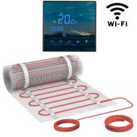 Теплый пол Bejert B B740KM0.5-75M1-55 0.5 м2 75 Вт с зеркальным Wi-Fi сенсорным программируемым терморегулятором Теплый пол Bejert B B740KM0.5-75M1-55 0.5 м2 75 Вт с зеркальным Wi-Fi сенсорным программируемым терморегулятором