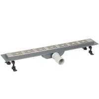 Трап линейный (душевой лоток) Bejert B-1 B716B130-01040-3 300 мм с горизонтальным выходом D40/50 мм, с решеткой хром