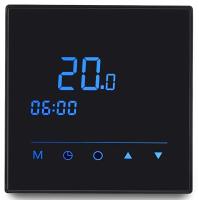 Терморегулятор Vimarr (черный) WIFI сенсорный программируемый с ЖК дисплеем и двумя датчиками/до 3,5 кВт (встраиваемый) 540STM1060-0053