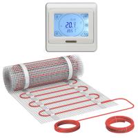 Теплый пол Vimarr LM 540LM2700KM18.0-M1-21 18 м2 2700 Вт с белым программируемым сенсорным терморегулятором Теплый пол Vimarr LM 540LM2700KM18.0-M1-21 18 м2 2700 Вт с белым программируемым сенсорным терморегулятором