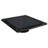 Трап квадратный душевой Vimarr H-2 515H241013050 10х10 см черный с рамкой из нержавеющей стали, с вертикальным выходом D50 мм, решетка под плитку (перевертыш), черная Трап квадратный душевой Vimarr H-2 515H241013050 10х10 см черный с рамкой из нержавеющей стали, с вертикальным выходом D50 мм, решетка под плитку (перевертыш), черная