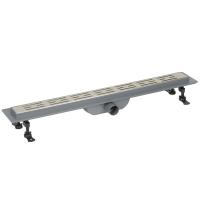 Трап линейный (душевой лоток) Vimarr WB-1 516WB137001040 700 мм с горизонтальным выходом D40/50 мм, с решеткой хром