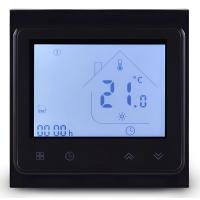 Терморегулятор Vimarr (черный) WIFI сенсорный программируемый с ЖК дисплеем и двумя датчиками/до3,5 кВт (встраиваемый) 540TM612-0042