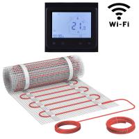 Теплый пол Vimarr W 540W1800KM12.0-M1-42 12 м2 1800 Вт с черным WiFi программируемым сенсорным терморегулятором