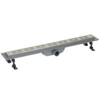 Трап для душа линейный (душевой лоток) Vimarr SB-1 516SB135001040 500 мм с горизонтальным выходом D40/50 мм, с решеткой хром