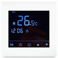 Терморегулятор Vimarr (белый) сенсорный программируемый с зеркальным дисплеем (зеркальный) и двумя датчиками/до 3,5 кВт (встраиваемый) 540TM1057-0024