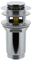 Металлический донный клапан с переливом для раковины Vimarr Drainage 5190011000, хром