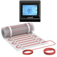 Теплый пол Vimarr LM 540LM2700KM18.0-M1-22 18 м2 2700 Вт с черным программируемым сенсорным терморегулятором Теплый пол Vimarr LM 540LM2700KM18.0-M1-22 18 м2 2700 Вт с черным программируемым сенсорным терморегулятором