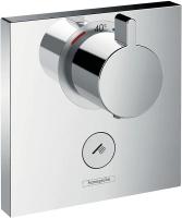 Термостат для душа встраиваемый Hansgrohe ShowerSelect Highfow 15761000, без скрытой части Термостат для душа встраиваемый Hansgrohe ShowerSelect Highfow 15761000, без скрытой части
