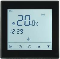 Терморегулятор Vimarr (черный) WIFI сенсорный программируемый с ЖК дисплеем и двумя датчиками/до 3,5 кВт (встраиваемый) 540STM1058-0052