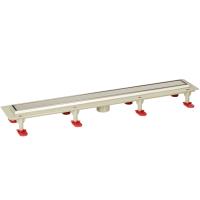 Трап линейный (душевой лоток) Vimarr C.1 517C41001050 1000 мм с вертикальным выходом D50 мм, с решеткой под плитку