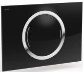 Клавиша смыва для унитаза Mepa Zero 421855, черное стекло Клавиша смыва для унитаза Mepa Zero 421855, черное стекло