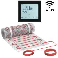 Теплый пол Bejert B B740KM1.0-150M1-52 1 м2 150 Вт с черным Wi-Fi сенсорным программируемым терморегулятором