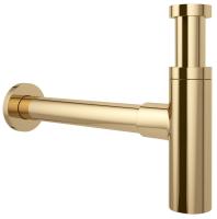 Металлический сифон для раковины Vimarr Drainage 5180074000, золото Металлический сифон для раковины Vimarr Drainage 5180074000, золото