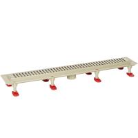 Трап линейный (душевой лоток) Vimarr D.0 517D48001050 800 мм с вертикальным выходом D50 мм, с решеткой хром