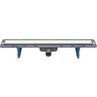 Трап линейный (душевой лоток) Winkiel WDO-700-09-4410 700 мм с горизонтальным выходом D50 мм, с решеткой белый