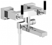 Смеситель для ванны с душем Hansa Quadris 50152102 Смеситель для ванны с душем Hansa Quadris 50152102