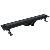 Трап для душа линейный (душевой лоток) Gourlann B-2 G916B260-03040-3 600 мм с горизонтальным выходом D40/50 мм, с решеткой под плитку (перевертыш)