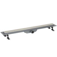 Трап линейный (душевой лоток) Gourlann B-2 G916B270-01040-3 700 мм с горизонтальным выходом D40/50 мм, с решеткой под плитку (перевертыш)