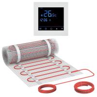 Теплый пол Vimarr L 540L1050KM7.0-M1-24 7 м2 1050 Вт с белым программируемым сенсорным терморегулятором