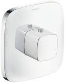 Термостат для душа встраиваемый Hansgrohe PuraVida белый/хром 15770400, без скрытой части