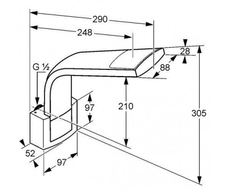 Верхний душ Kludi Joop 5577905-00