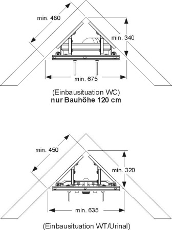 Крепеж для угловой инсталляции Mepa VariVit 541014