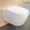 Крышка-сиденье Villeroy & Boch Subway 2.0 9M78S101 с микролифтом, петли хром