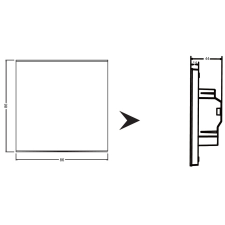 Теплый пол Vimarr L 550L-XICA440-2.0-24 2 м2 440 Вт с белым программируемым сенсорным терморегулятором