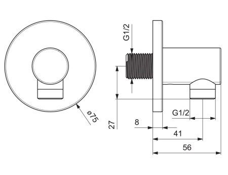 Шланговое подсоединение Hansa Ligna 51180173 Шланговое подсоединение Hansa Ligna 51180173