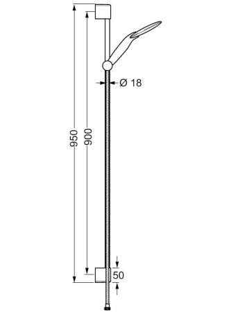 Душевой гарнитур Hansa Purejet Duo 04560220