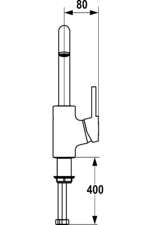 Смеситель для кухни Hansa Cuisine 54902203 хром