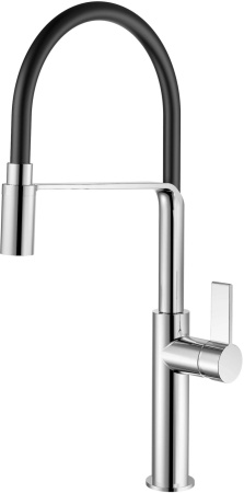 Смеситель для кухни с гибким изливом Rush MS9035-35Black Черный 