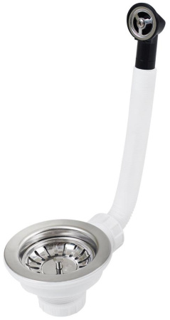 Слив с круглым переливом Teka 61001302, белый