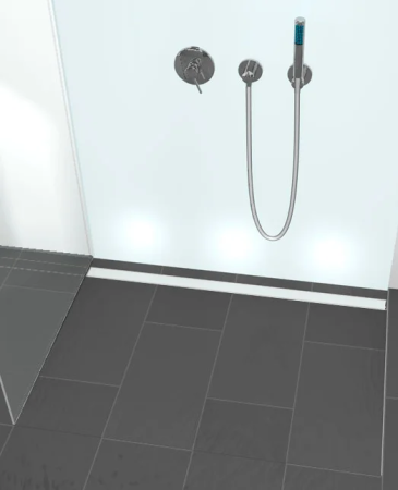 Решетка TECE Drainline TECEdrainline 6 009 91 Белый 90 см