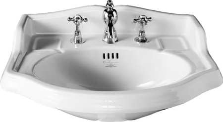 Раковина с тремя отверстиями Simas  Arcade AR815bi 59х46 см