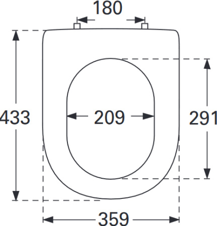 Крышка-сиденье Villeroy & Boch Subway 2.0 9M68 S101 с микролифтом, петли хром