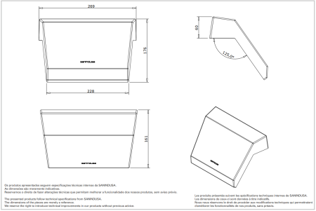 Подголовник Sanindusa Vertice черный 805606