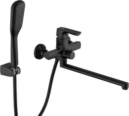 Смеситель для ванны с душем Lemark Ursus LM7251BL Черный