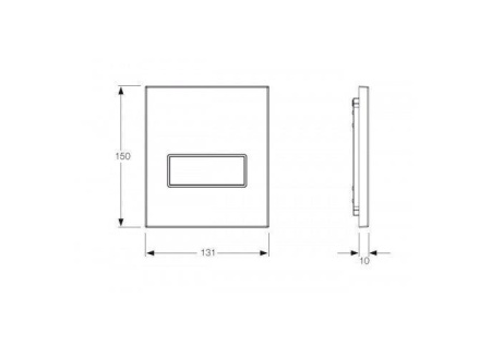 Клавиша смыва для писсуара MEPA Orbit 421130