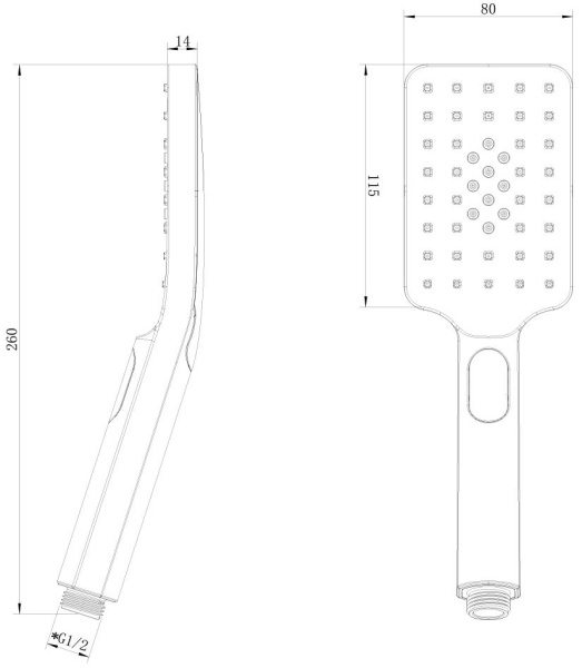 Ручной душ Lemark LM8123C