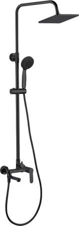 Душевая система Aquanet Passion AF300-72-S-B Черный