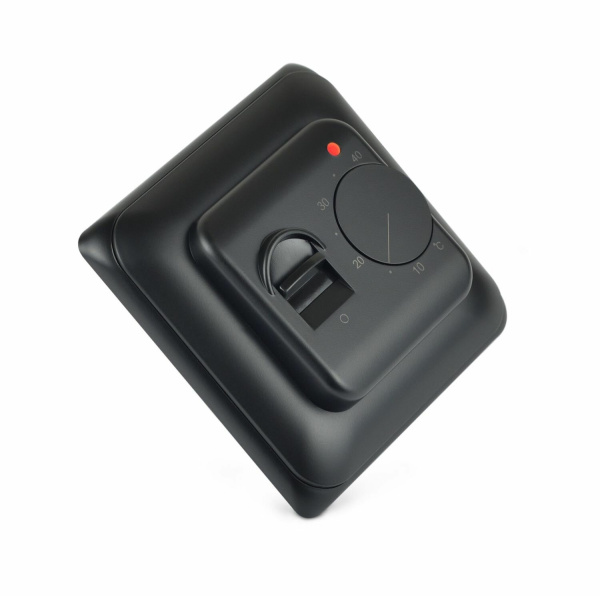 Терморегулятор Vimarr (черный) механический/до3,5 кВт (встраиваемый) 540STM70.26-0002