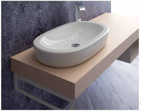 Раковина на столешницу Ceramica Ala Today 17LVB /TODWB670TOP/ 38x67 см