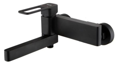 Смеситель для ванны и душа Iddis Slide SLIBL00i02WA, черный
