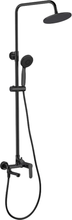 Душевая система Aquanet Passion AF300-72-R-B Черный