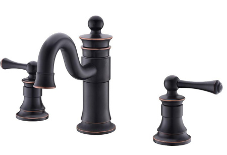 Смеситель для раковины Timo Adelia (6021/04F black antique), черный