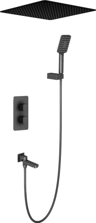 Душевая система Timo Petruma SX-5019/03SM Черный (с внутренней часть)