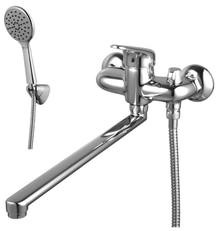 Смеситель для ванны Lemark Luna (LM4117C) с душевым гарнитуром