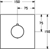 Термостат для душа встраиваемый Hansa Designo 41129573, внешняя часть